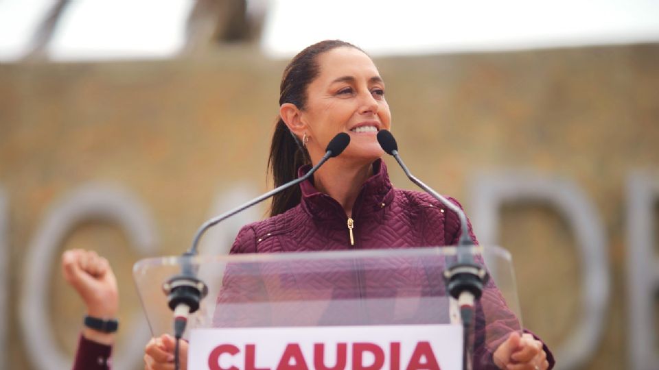 Claudia Sheinbaum, candidata a la presidencia por Morena.