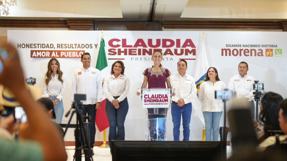 Claudia Sheinbaum, candidata de la 4T a la Presidencia de México.