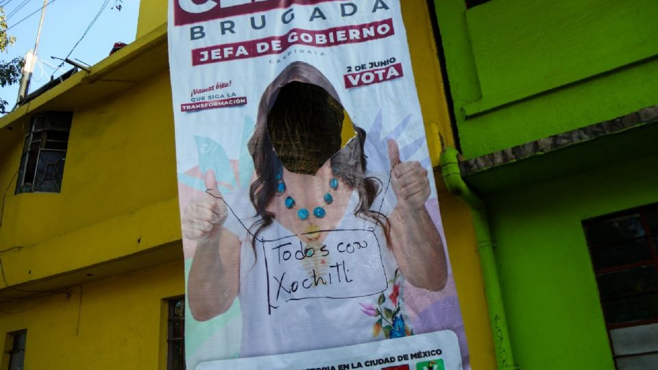 Detienen  a cuatro sujetos por retirar propaganda electoral en CDMX