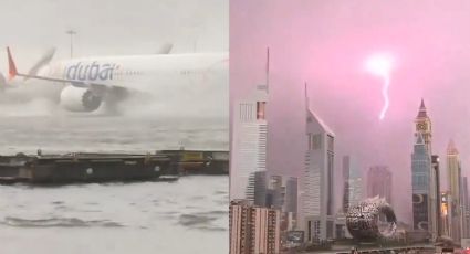 Dubái: Los impactantes VIDEOS que han dejado las lluvias torrenciales y afectaron a aeropuertos