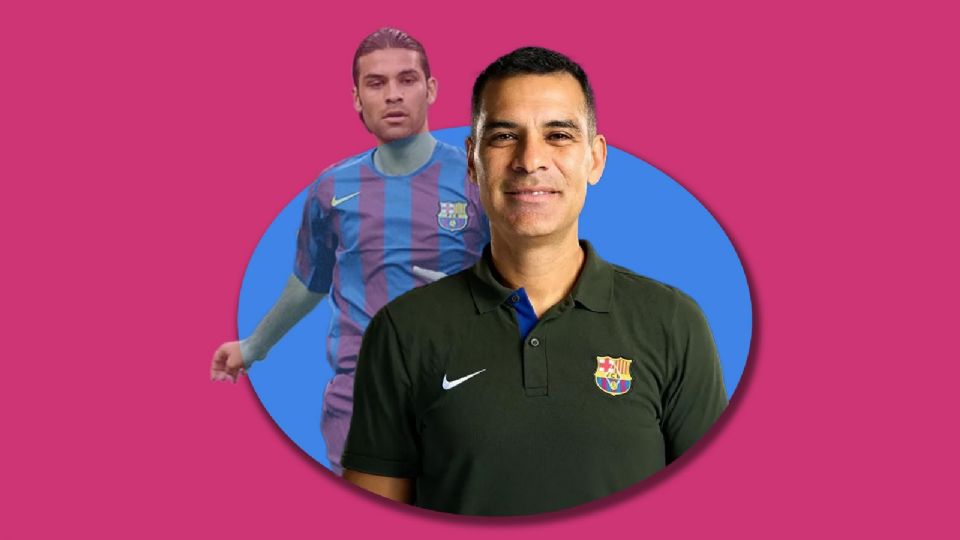 Rafa Márquez, entrenador de fuerzas básicas del FC Barcelona.