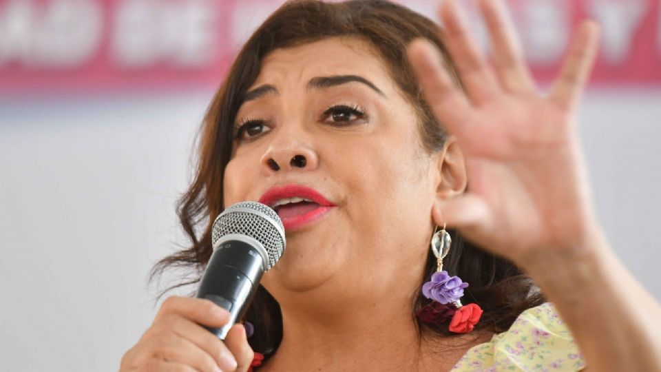 Clara Brugada, candidata a la Jefatura de Gobierno por la coalición Sigamos Haciendo Historia.