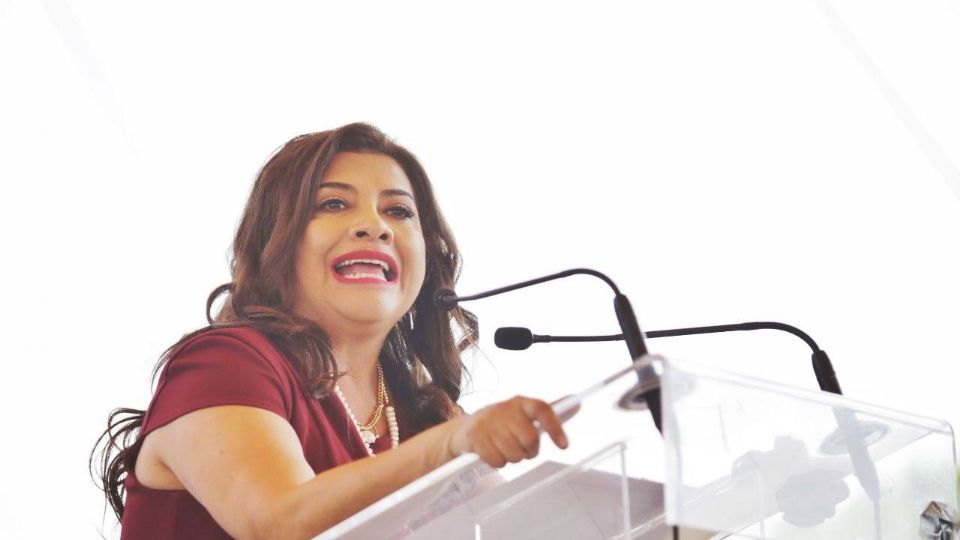 Clara Brugada, candidata de Morena, PT y PVEM a la jefatura de Gobierno de la CDMX,