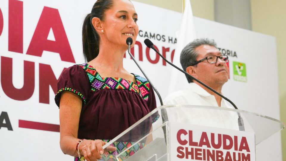 Claudia Sheinbaum Pardo, candidata a la Presidencia de México por la Coalición “Sigamos Haciendo Historia” .