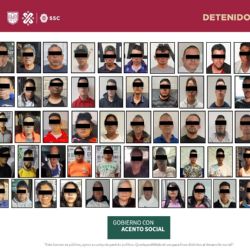Operativos anticrimen en CDMX concretan la detención de 61 implicados en diferentes delitos