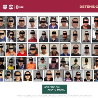 Operativos anticrimen en CDMX concretan la detención de 61 implicados en diferentes delitos
