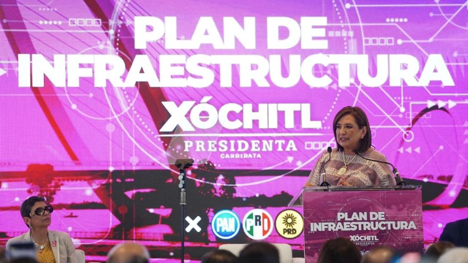 Xóchitl Gálvez, candidata de PRI, PAN y PRD a la presidencia.