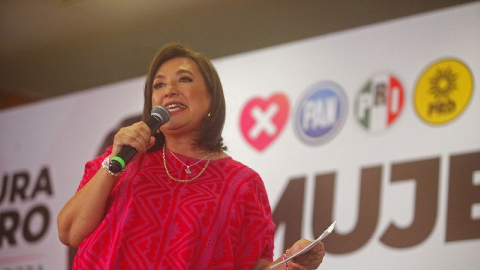 Xóchitl Gálvez, candidata a la presidencia por la Alianza Fuerza y Corazón por México.