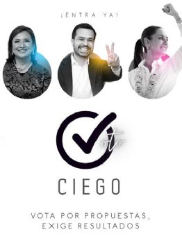 'Voto Ciego busca que la gente se informe': Pamela Cerdeira