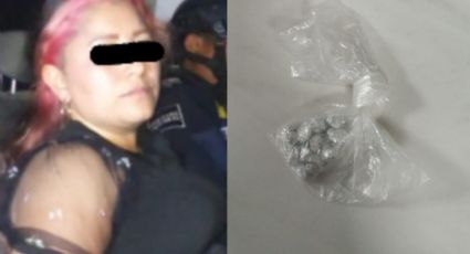 Detienen a mujer con dosis de droga en Escobedo
