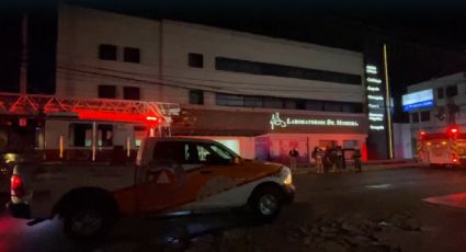Se registra incendio en laboratorio del Obispado en Monterrey