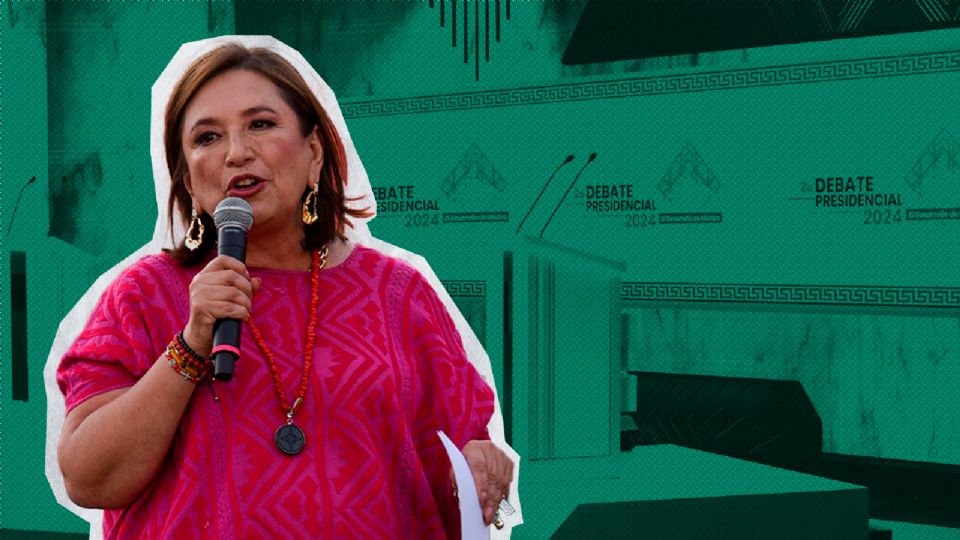 Xóchitl Gálvez en el Segundo Debate Presidencial pide el voto para construir el México que nos merecemos.