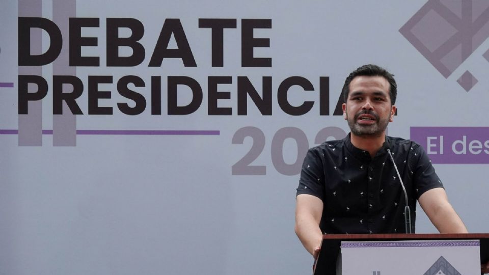 Jorge Álvarez Máynez critica la participación de sus contrincantes Xóchitl Gálvez y Claudia Sheinbaum  en el Debate Presidencial 
