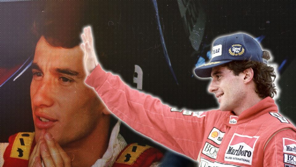 Ayrton Senna, piloto brasileño de F1.