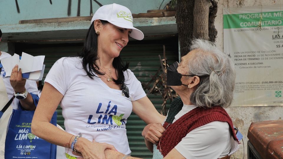 Lía Limón, candidata a la reelección en la alcaldía Álvaro Obregón.