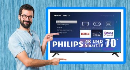 Walmart remata pantalla Philips de 70” con más de 8 mil pesos de descuento y a MSI