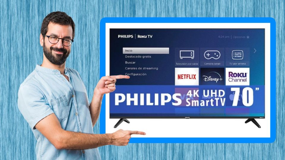 Walmart remata pantalla Philips de 70” con más de 8 mil pesos de descuento y a MSI