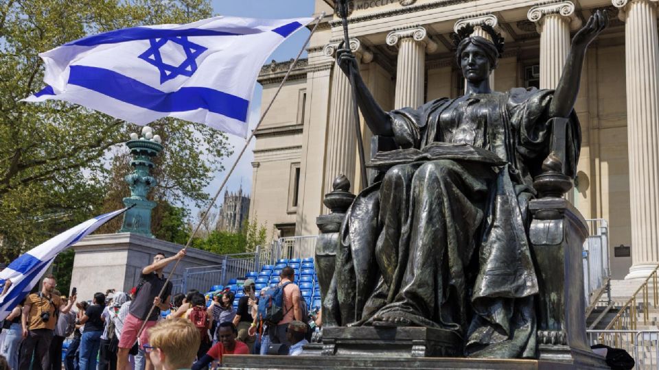 Universidad de Columbia comienza suspensiones de estudiantes del campamento propalestino. 29/04/2024