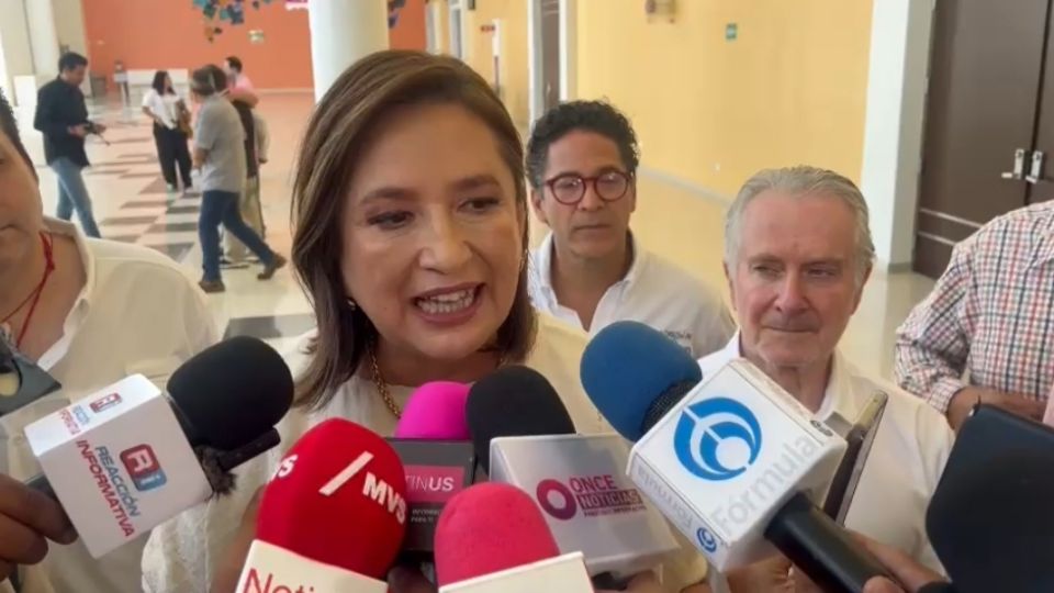 Xóchitl Gálvez, candidata de PRI, PAN y PRD a la presidencia.