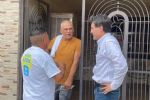 Patricio Zambrano promete patrullaje permanente y calles iluminadas para poniente de Monterrey