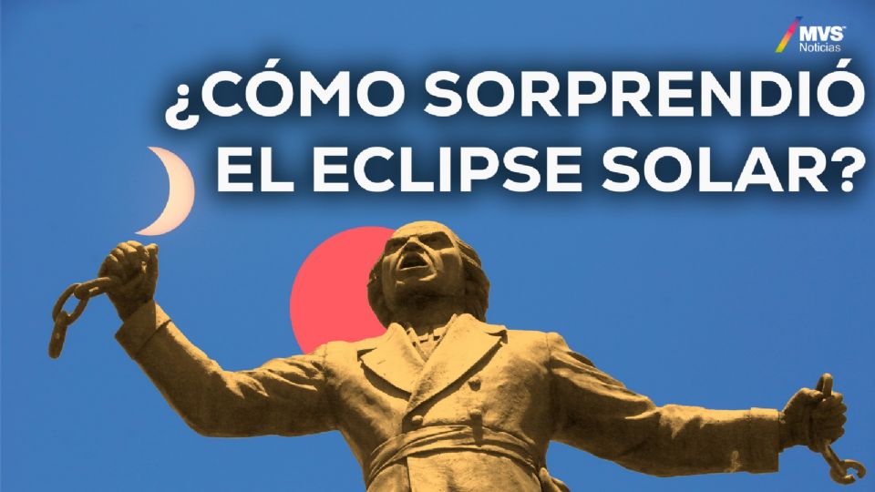 ¿Cómo sorprendió el eclipse solar?
