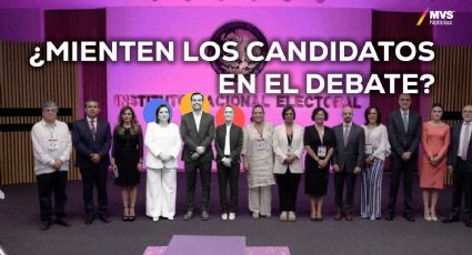 Debate Presidencial: ¿En qué mintieron las candidatas y el candidato?