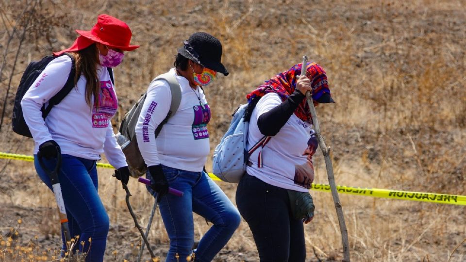 Madres Buscadoras en zonas de la CDMX.