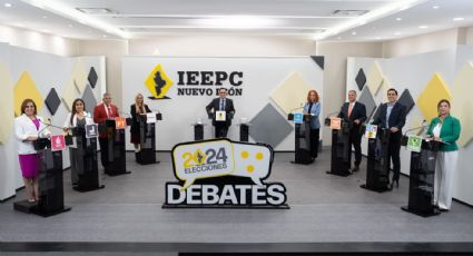 Debate de Apodaca: Candidatos critican gobierno del PRI en el municipio