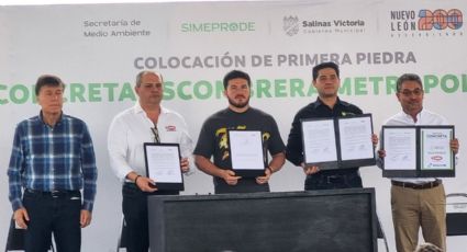 Samuel García inaugura obras de la primera escombrera del norte del país