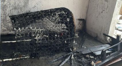 Hombre sufre quemaduras al intentar apagar incendio en su vivienda en Monterrey