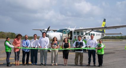 Quintana Roo inaugura el puente aéreo entre Cancún y Cozumel
