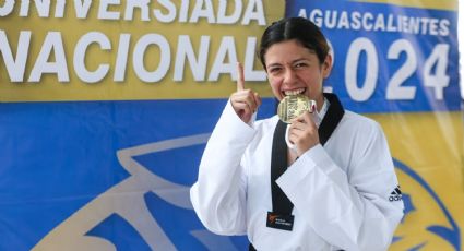 Logra UANL medalla de oro en taekwondo en Universiada Nacional 2024