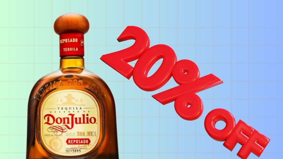 Tequila Don Julio en descuento.