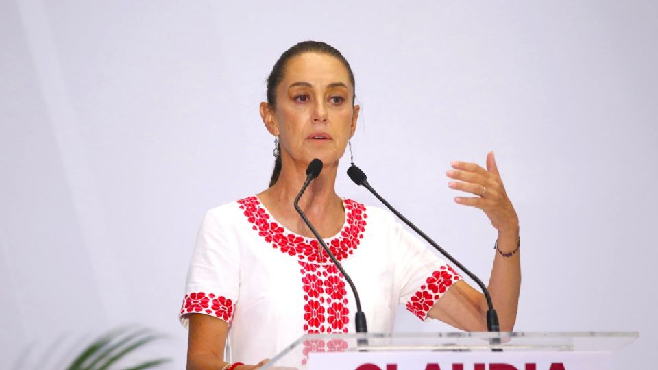 Claudia Sheinbaum, candidata presidencial por Morena.