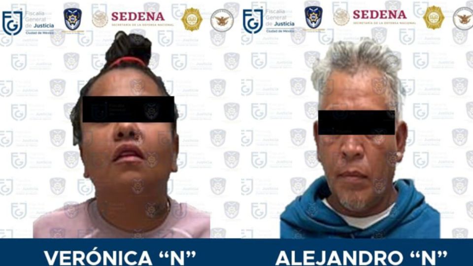 Verónica “N” y Alejandro “N”,  quedaron a disposición de la Fiscalía Territorial de Gustavo A. Madero.