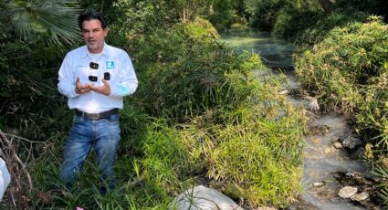 Patricio Zambrano denuncia la contaminación del Río La Silla