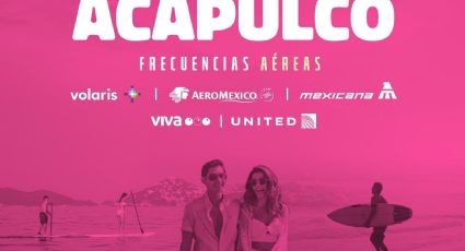 Acapulco fortalece su conexión aérea con vuelos nacionales e internacionales