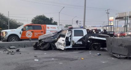 Palacios Pámanes: Policía de Fuerza Civil se encuentra grave tras choque