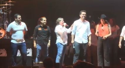 Colapsa escenario en cierre de campaña de Lorenia Canavati junto a Álvarez Máynez | VIDEO