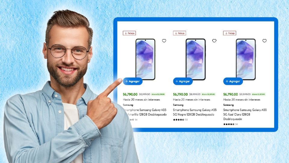 Walmart: 3 smartphones Samsung Galaxy con descuento de más de 2 mil pesos por Hot Sale