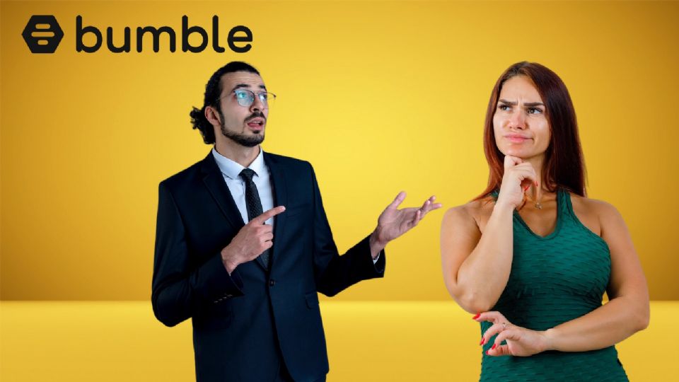 Bumble es una app para conocer personas.