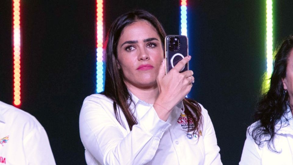 Alessandra Rojo de la Vega, candidata a la alcaldía Cuauhtémoc.