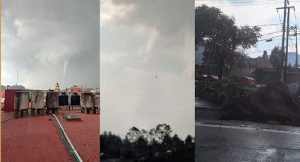 Tornado azota a Toluca: Así vivieron pobladores el fenómeno meteorológico