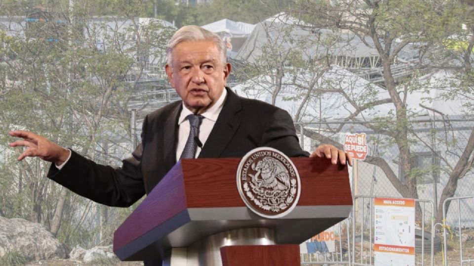 El presidente de México, Andrés Manuel López Obrador, participa durante su conferencia de prensa matutina.