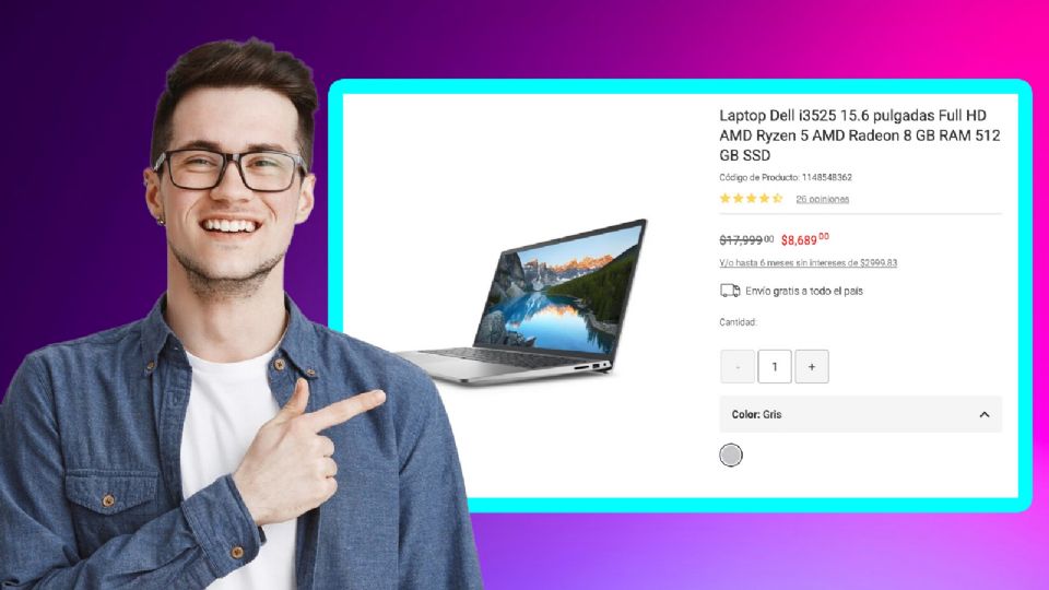 Liverpool: Laptop Dell de 15.6” tiene descuento de 9 mil pesos por Hot Sale.