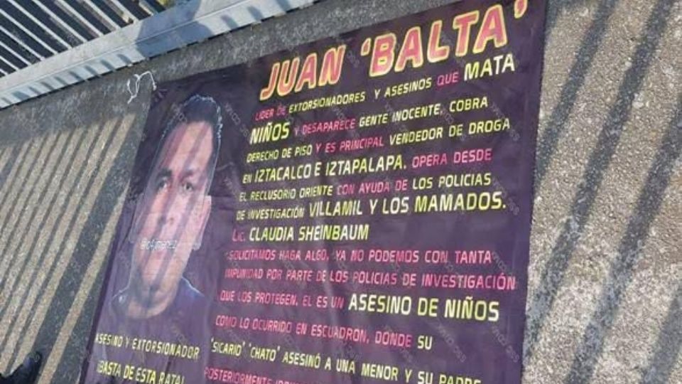 Investigaciones apuntan a que Juan Carlos M.A. alias “Juan Balta” es uno de los principales líderes narcomenudistas en las alcaldías Iztapalapa e Iztacalco.