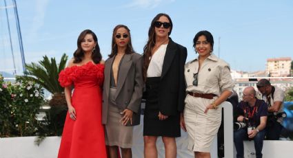 Karla Sofía Gascón brilla en el Festival de Cannes junto a la mexicana Adriana Paz