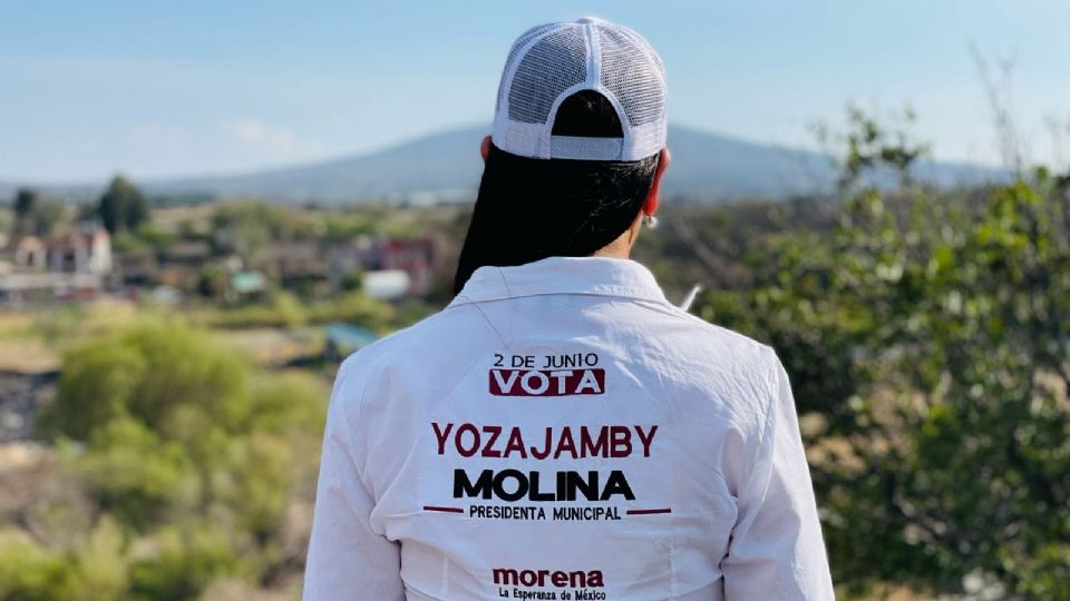 Yozajamby Molina, candidata a la presidencia municipal de Pénjamo.