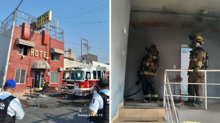 Incendio en hotel de Monterrey provoca evacuación de 22 personas