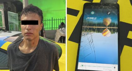 Arrebata celular a otro, ya fue detenido por la Policía de Monterrey